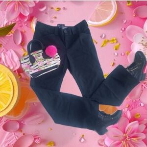 Vintage Banana Republic Martin Black Preppy Formal Stretch Pants Size 10